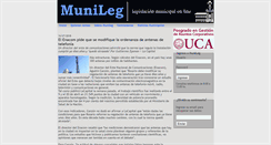 Desktop Screenshot of munileg.com